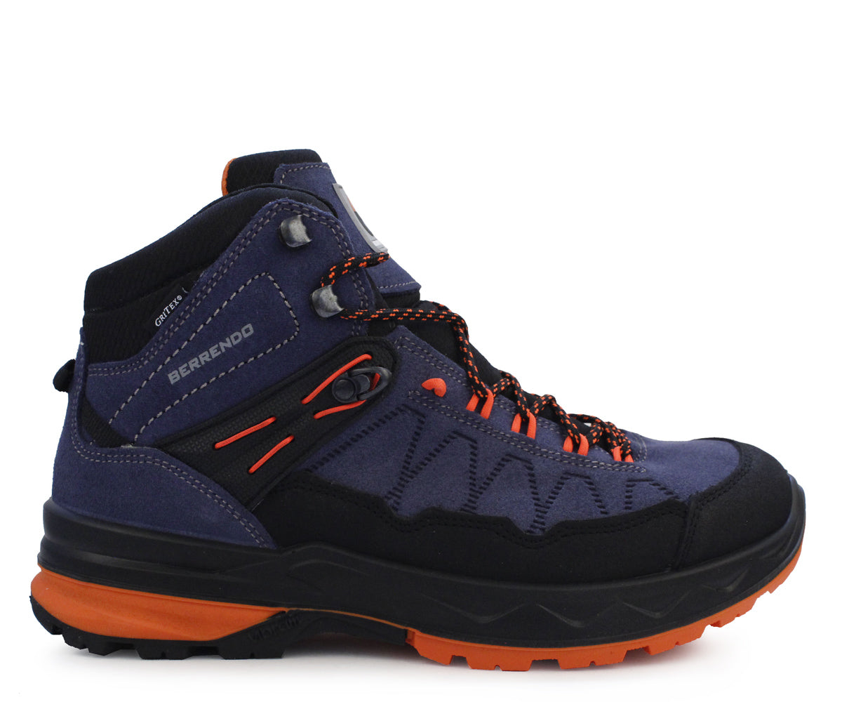 Bota Berrendo Hiking BE-1491AZU Caballero Piel Azul