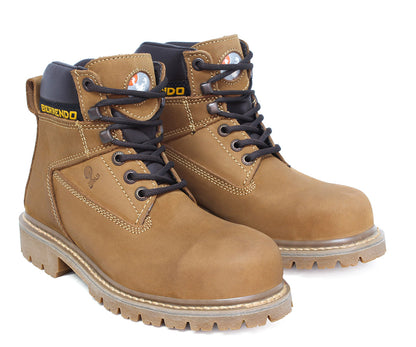 Bota De Seguridad Berrendo Clásico Para Caballero BE-0141TAN