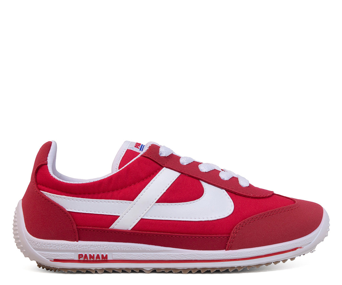 Tenis Panam Fuego Para Dama 0884-015 Blanco/Rojo