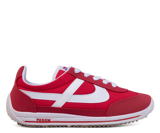 Tenis Panam Fuego Para Dama 0884-015 Blanco/Rojo