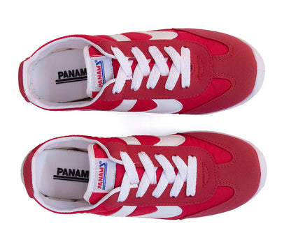 Tenis Panam Fuego Para Dama 0884-015 Blanco/Rojo