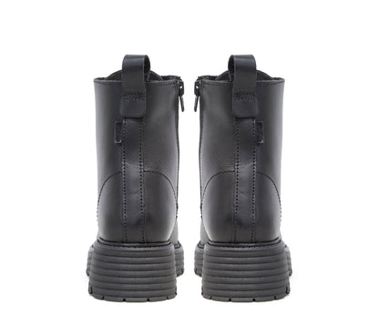 Bota Levis Ingrid De Piel Para Dama LV-112232N Negro