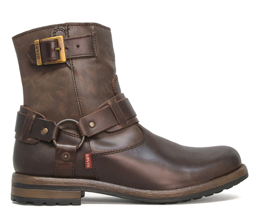Bota Levis Capital De Piel Para Caballero LV-226047C Café