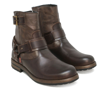 Bota Levis Capital De Piel Para Caballero LV-226047C Café