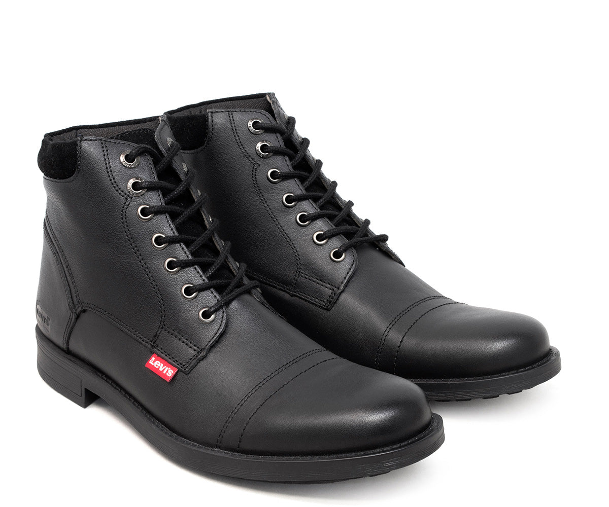 Bota Levis Linx De Piel Para Caballero LV-229177N Negro