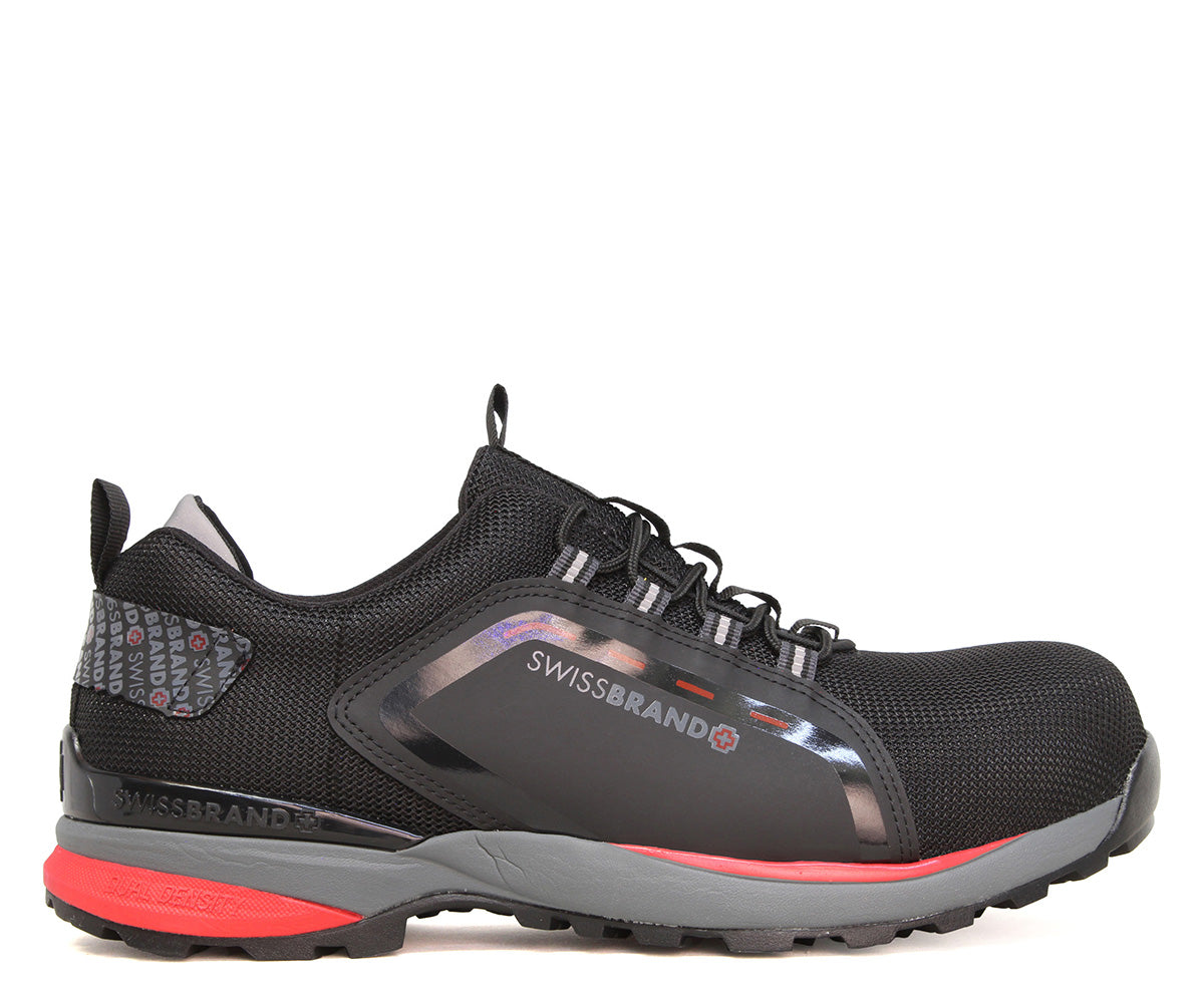 Tenis De Seguridad Swissbrand Vaud Para Caballero SB-643NEGR Negro