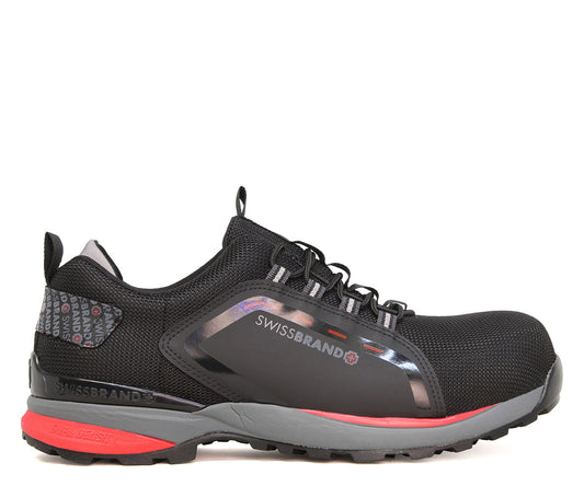 Tenis De Seguridad Swissbrand Vaud Para Caballero SB-643NEGR Negro