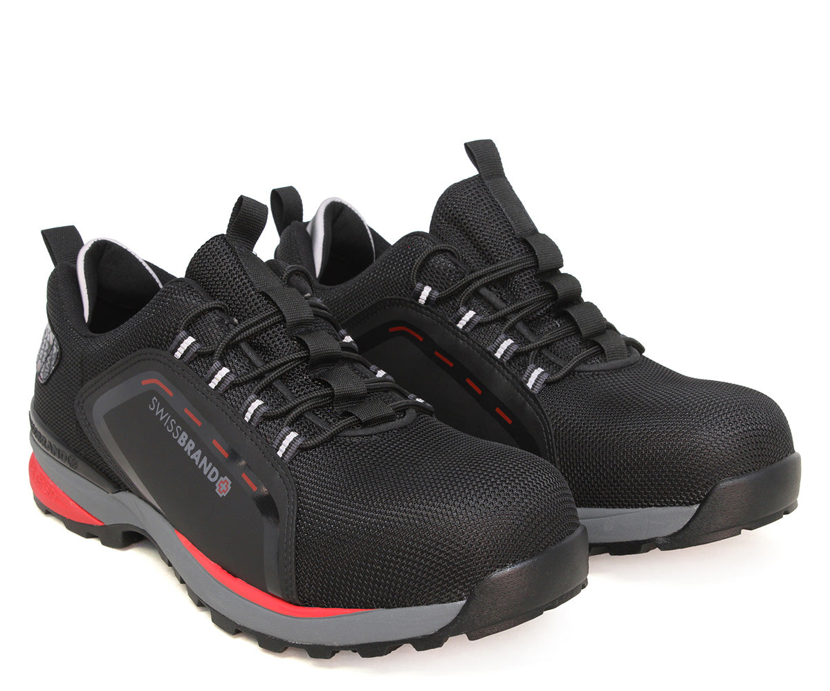 Tenis De Seguridad Swissbrand Vaud Para Caballero SB-643NEGR Negro