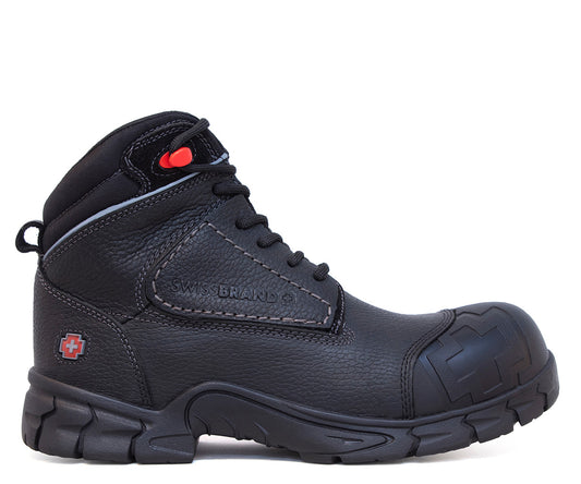 Bota De Seguridad Swissbrand Gladiador Para Caballero SB-510701N Negro