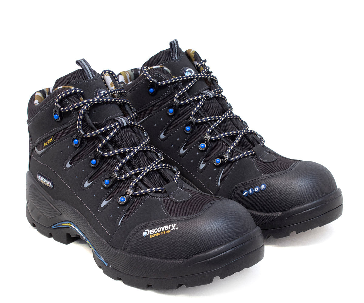 Tenis De Seguridad Discovery Blackwood Para Caballero DS-1955NEG Negro