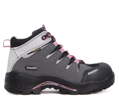 Bota De Seguridad Discovery Blackwood Para Dama DS-1958GRI Gris