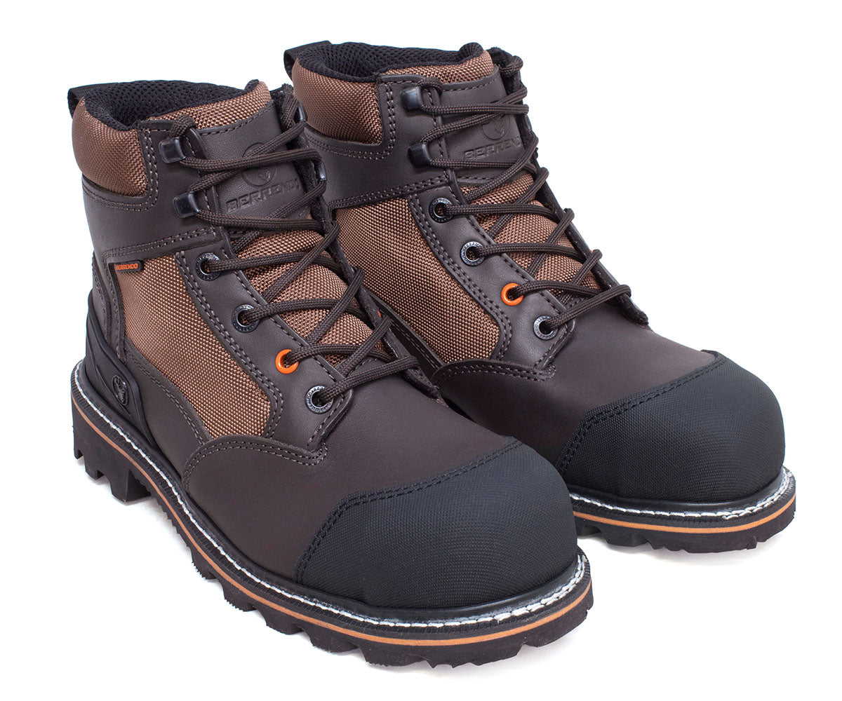Bota De Seguridad Berrendo Clásico Para Caballero BE-180CAFE