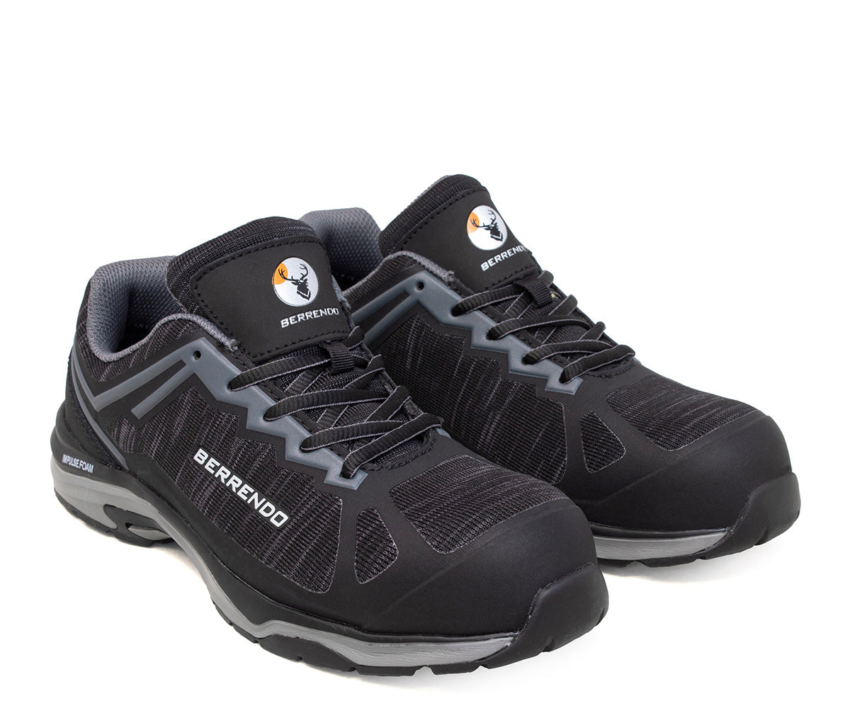 Tenis De Seguridad Berrendo Safety Sport Para Caballero BE-7709NEG Negro