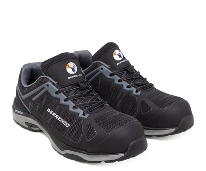 Tenis De Seguridad Berrendo Safety Sport Para Caballero BE-7709NEG Negro