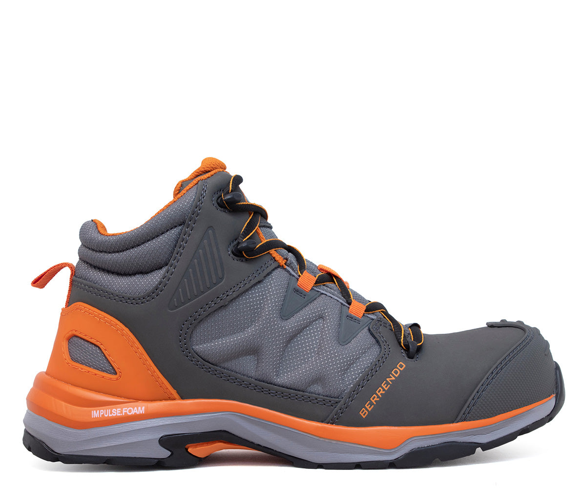 Bota De Seguridad Berrendo Safety Sport Para Caballero BE-7714GRI