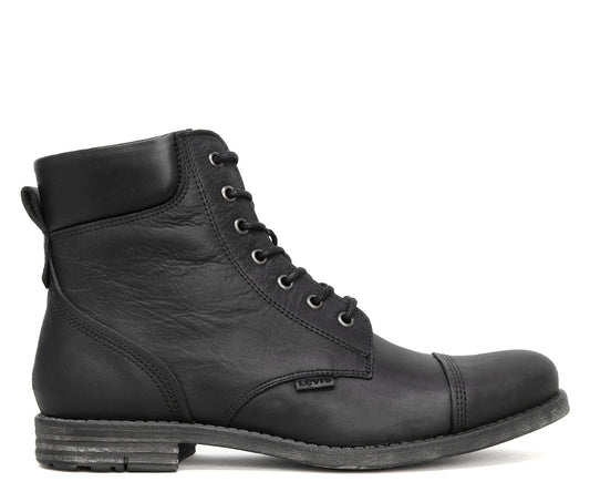 Bota Levis Corvus De Piel Para Caballero LV-222381N Negro