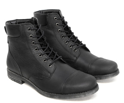 Bota Levis Corvus De Piel Para Caballero LV-222381N Negro