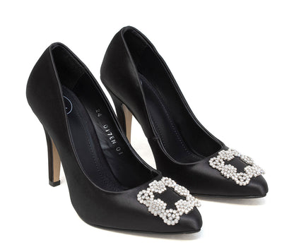 Zapatilla Numen Vestir/Fiesta De Moda Para Dama NM-017ENNE Negro