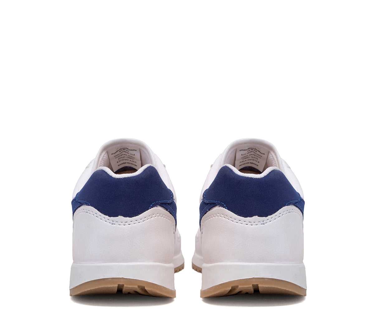 Tenis Panam Jogger Para Caballero 10319-0019 Blanco/Azul
