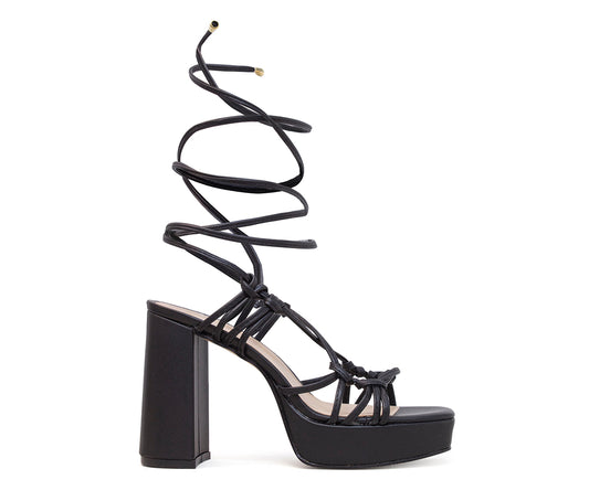 Sandalia Gosh De Plataforma Para Dama GH-05492NE Negro