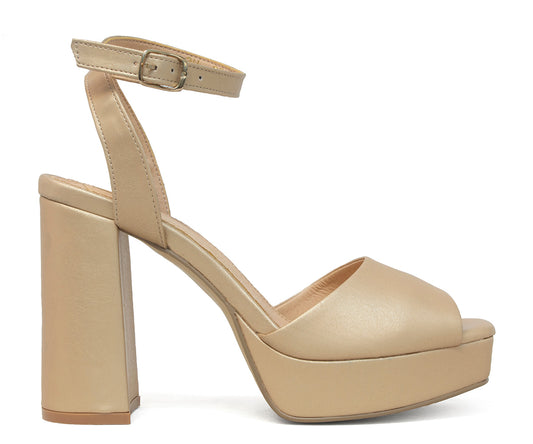 Sandalia Numen De Plataforma Modernas NM-PLAT1OR Oro