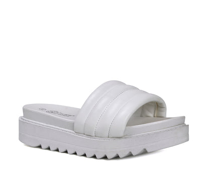 Sandalia Furor De Piso Casual Para Dama FU-19521BL Blanco
