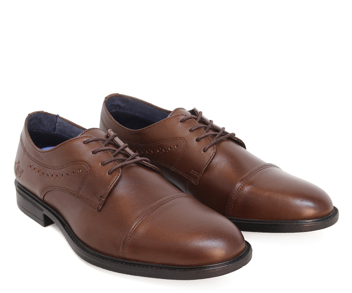 Oxford Dockers Roberto De Piel Para Caballero DK-222652C Cognac