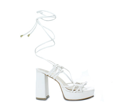 Sandalia Gosh De Plataforma Para Dama GH-05492HU Hueso