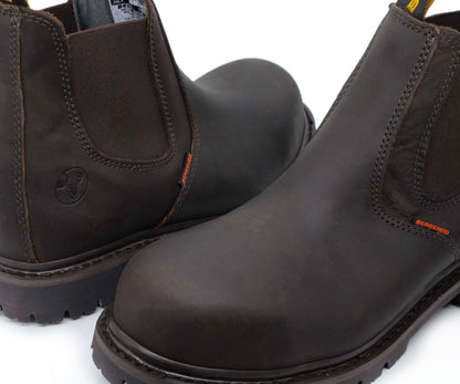 Bota De Seguridad Berrendo Clásico Para Caballero BE-157CAFE