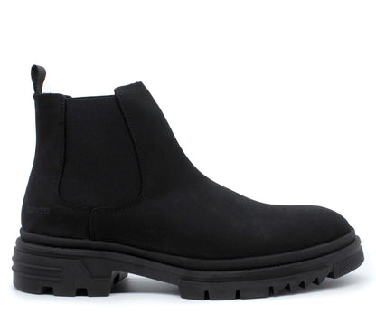 Bota Levis Ortega De Piel Para Caballero LV-222422N Negro