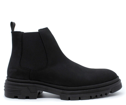 Bota Levis Ortega De Piel Para Caballero LV-222422N Negro