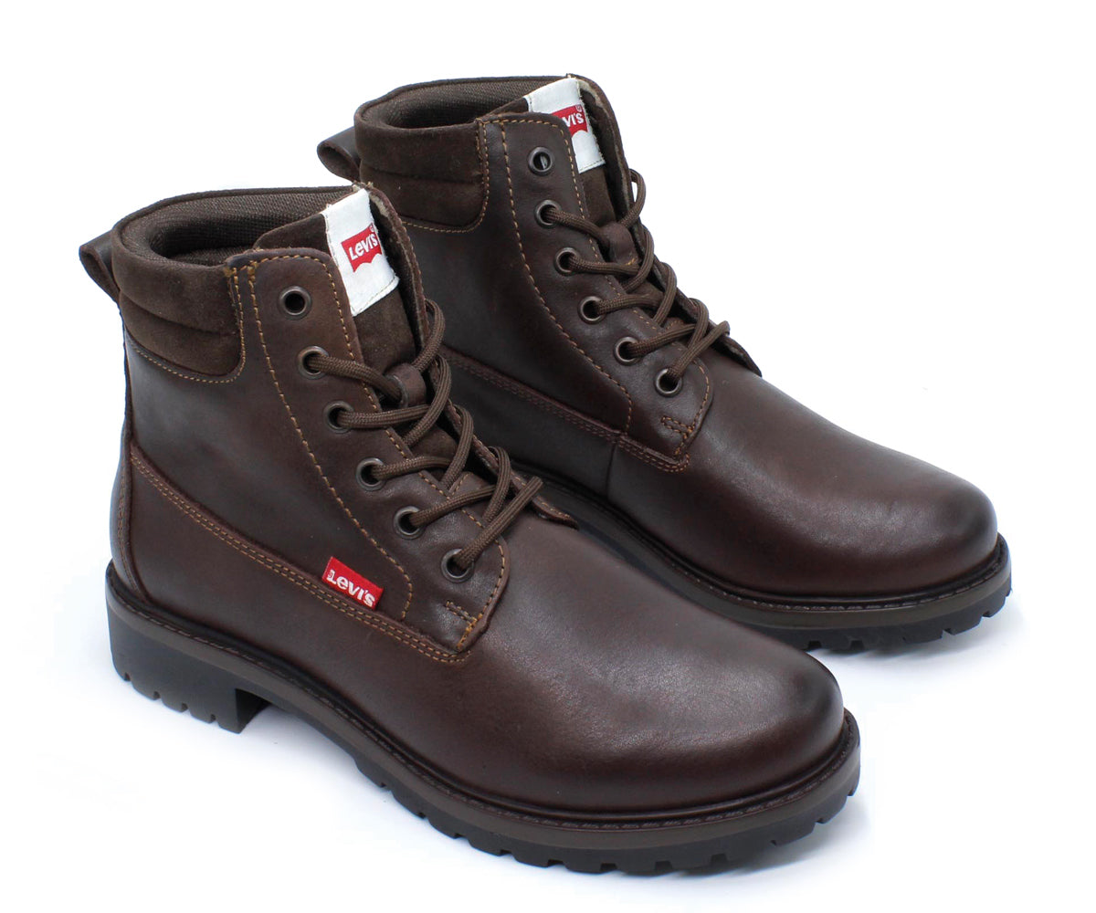Bota Levis Carry De Piel Para Dama LV-120085G Cognac
