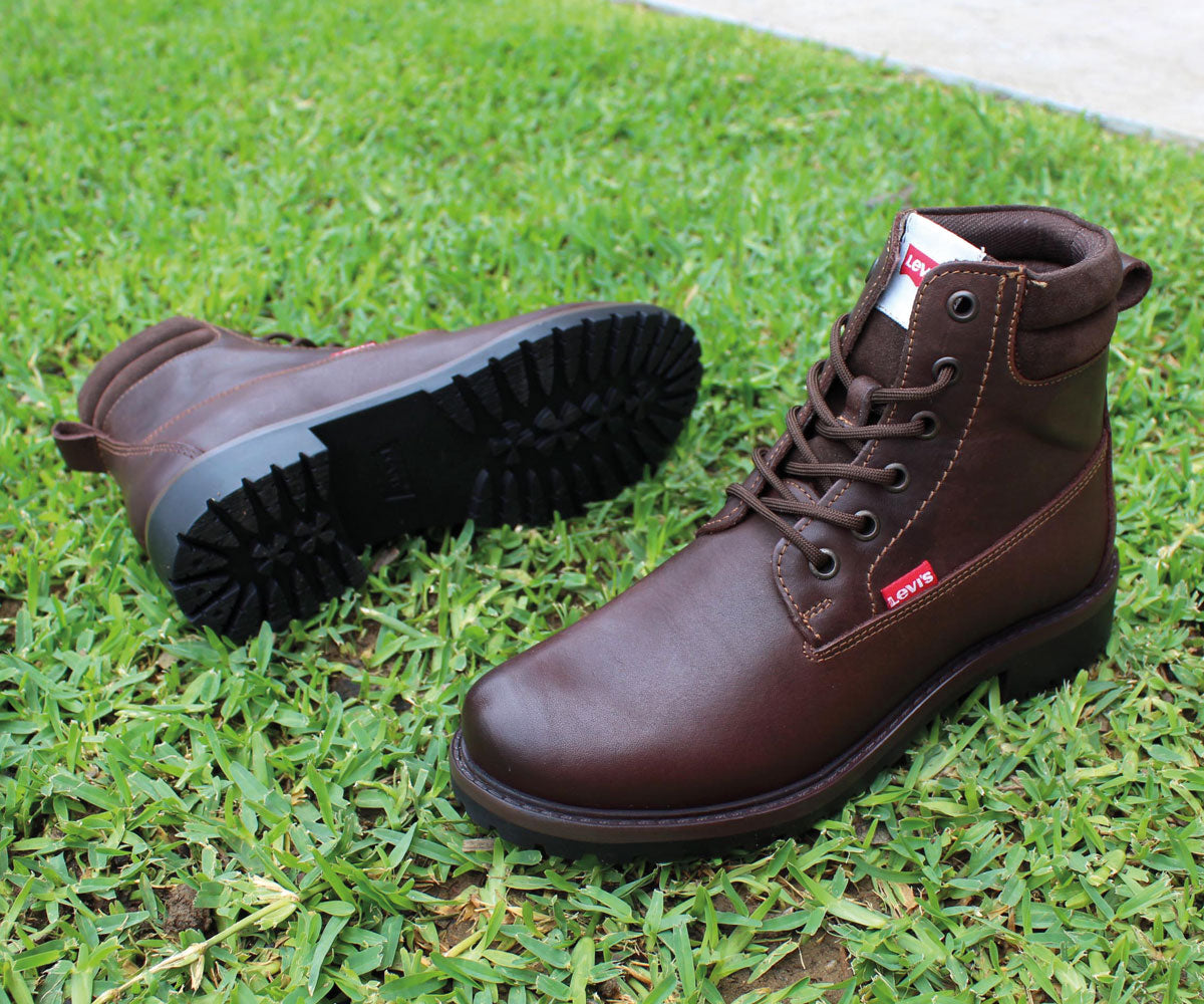 Bota Levis Carry De Piel Para Dama LV-120085G Cognac
