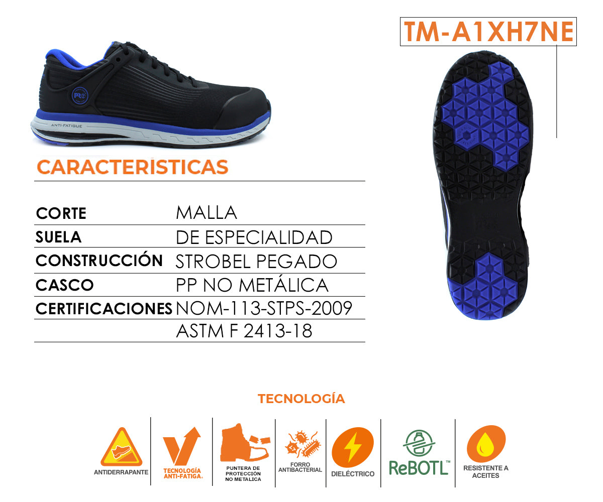Tenis De Seguridad Timberland Pro Para Caballero TM-A1XH7NE Negro
