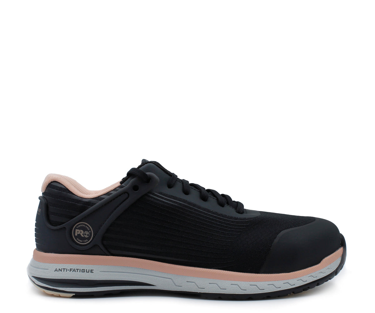 Tenis De Seguridad Timberland Pro Para Dama TM-A1XHTNE Negro/Rosa