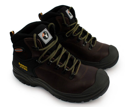 Bota Seguridad Para Caballero Berrendo BE-703CAFE