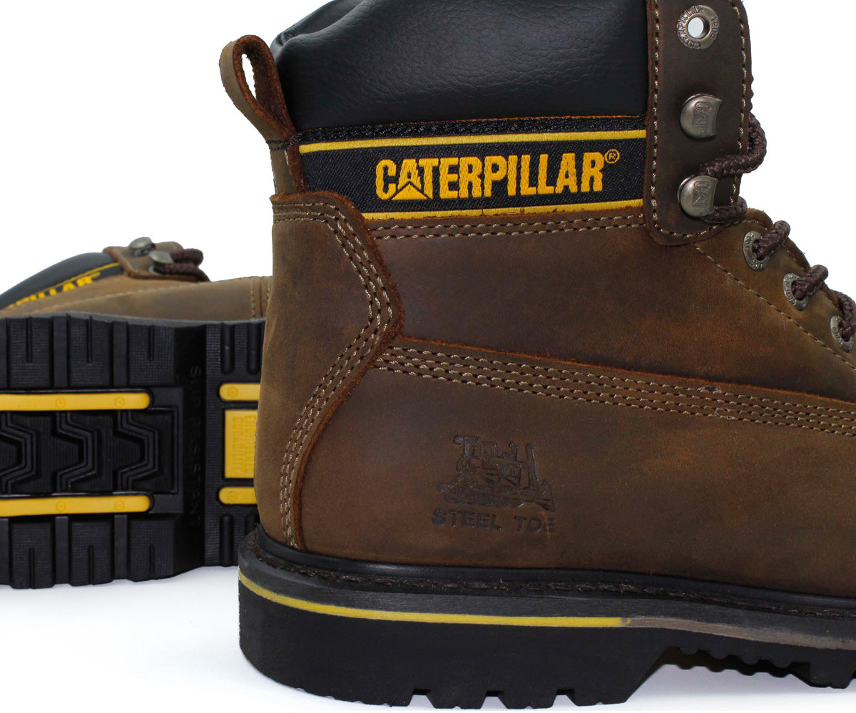 Bota Industrial Caterpillar CA-721993C Para Caballero Café