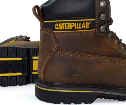 Bota Industrial Caterpillar CA-721993C Para Caballero Café