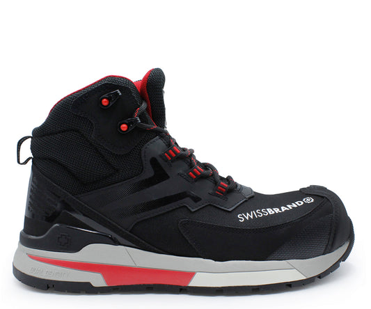 Bota Industrial Swissbrand SB-654NEGR Para Caballero Negro