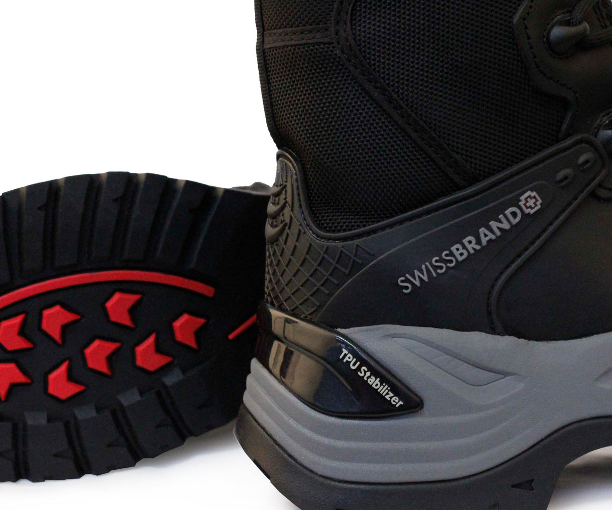 Bota Industrial Swissbrand SB-922NEGR Para Caballero Negro