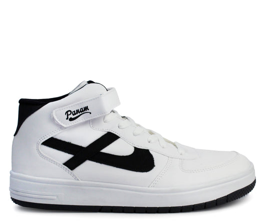 Tenis Panam 10804-0016 Meztli Para Caballero Blanco Negro