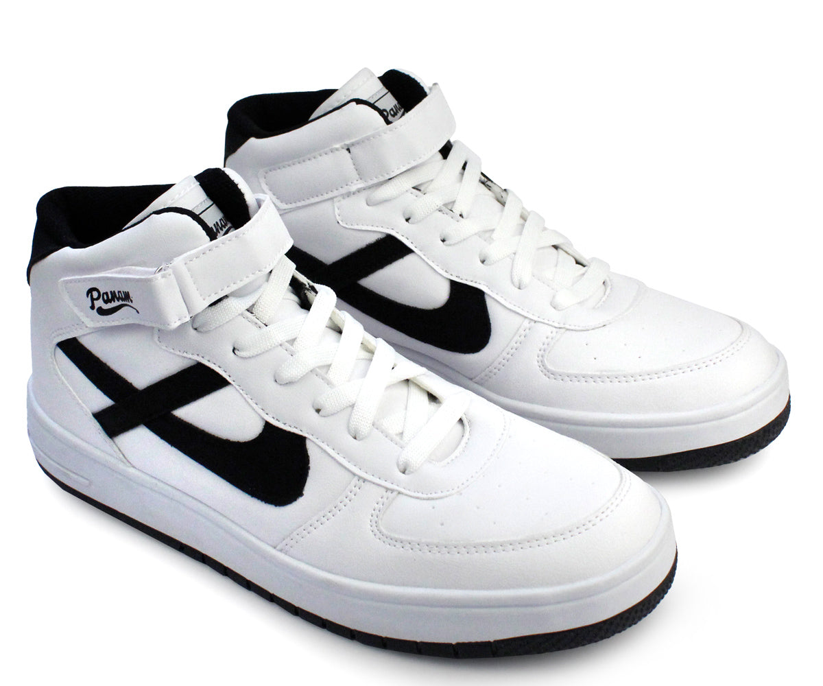Tenis Panam 10804-0016 Meztli Para Caballero Blanco Negro