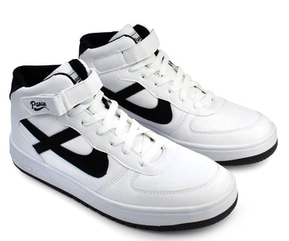 Tenis Panam 10804-0016 Meztli Para Caballero Blanco Negro