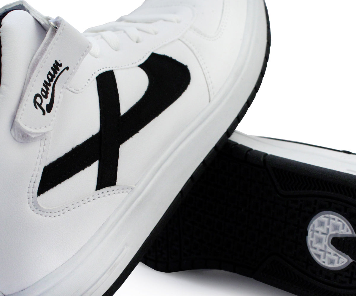 Tenis Panam 10804-0016 Meztli Para Caballero Blanco Negro