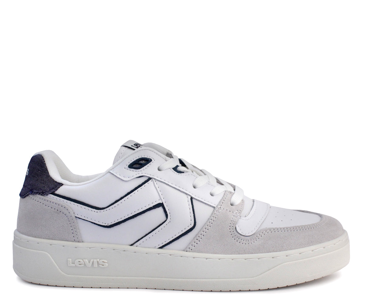Tenis Levis LV-224503B Casual Para Caballero Blanco