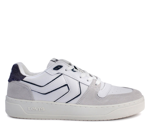 Tenis Levis LV-224503B Casual Para Caballero Blanco