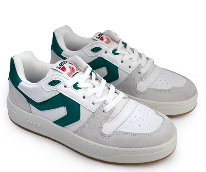 Tenis Levis LV-224501V Casual para Caballero Blanco y Verde