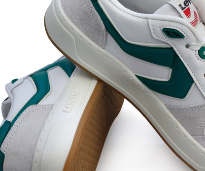 Tenis Levis LV-224501V Casual para Caballero Blanco y Verde