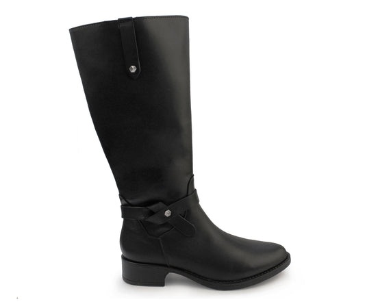 Bota Alta en Piel Giusto GT-534NEGR Negro Para Dama