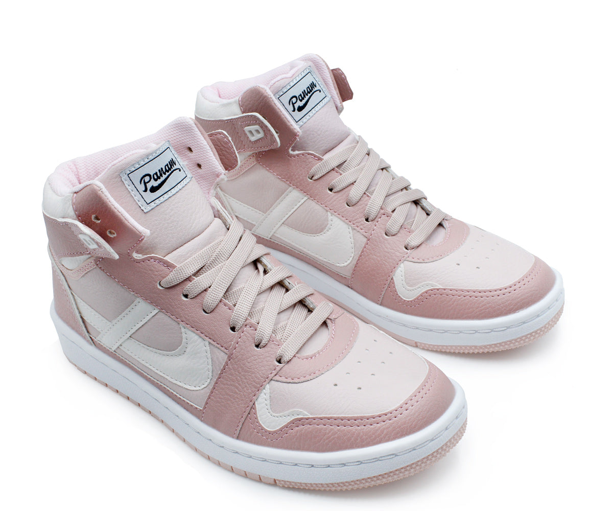 Tenis Panam 10812-0052 Coyote Bota Para Dama Rosa